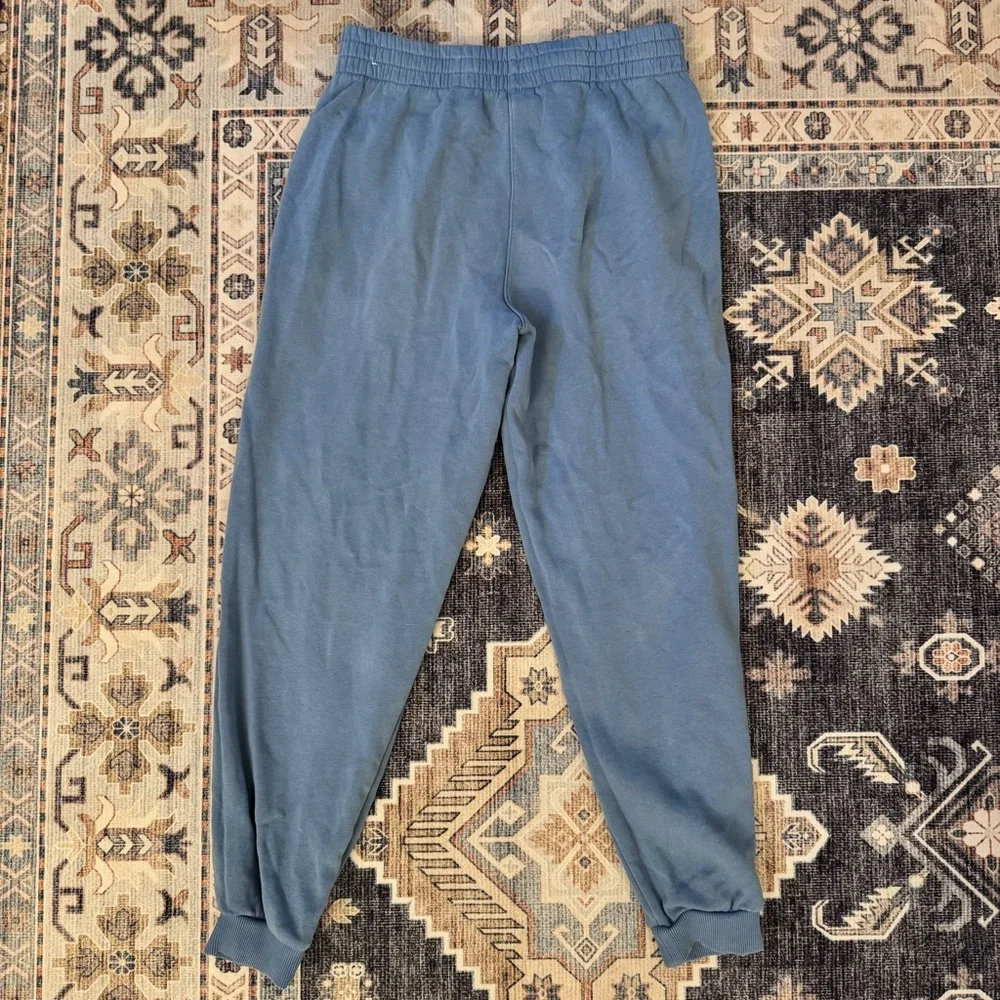 Nike Girl’s Fleece Sweatpants Lounge Joggers Blue Cotton Blend Size XL - Picture 7 of 12